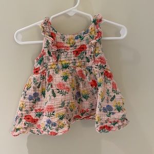 Angel Dear Ruffle Dress & Diaper Cover 6/12M